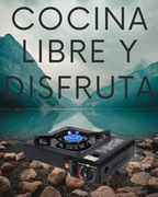 ✨ Cocina a Gas Portátil ¡Lista para el Camping!