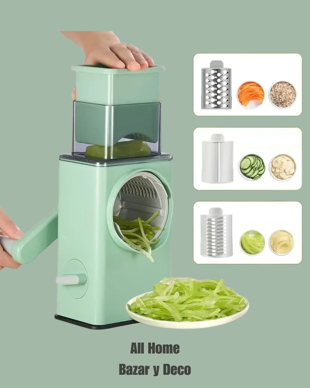 Cortador Giratorio De Verduras