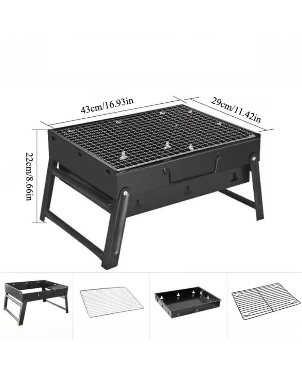 Parrilla Plegable Portátil