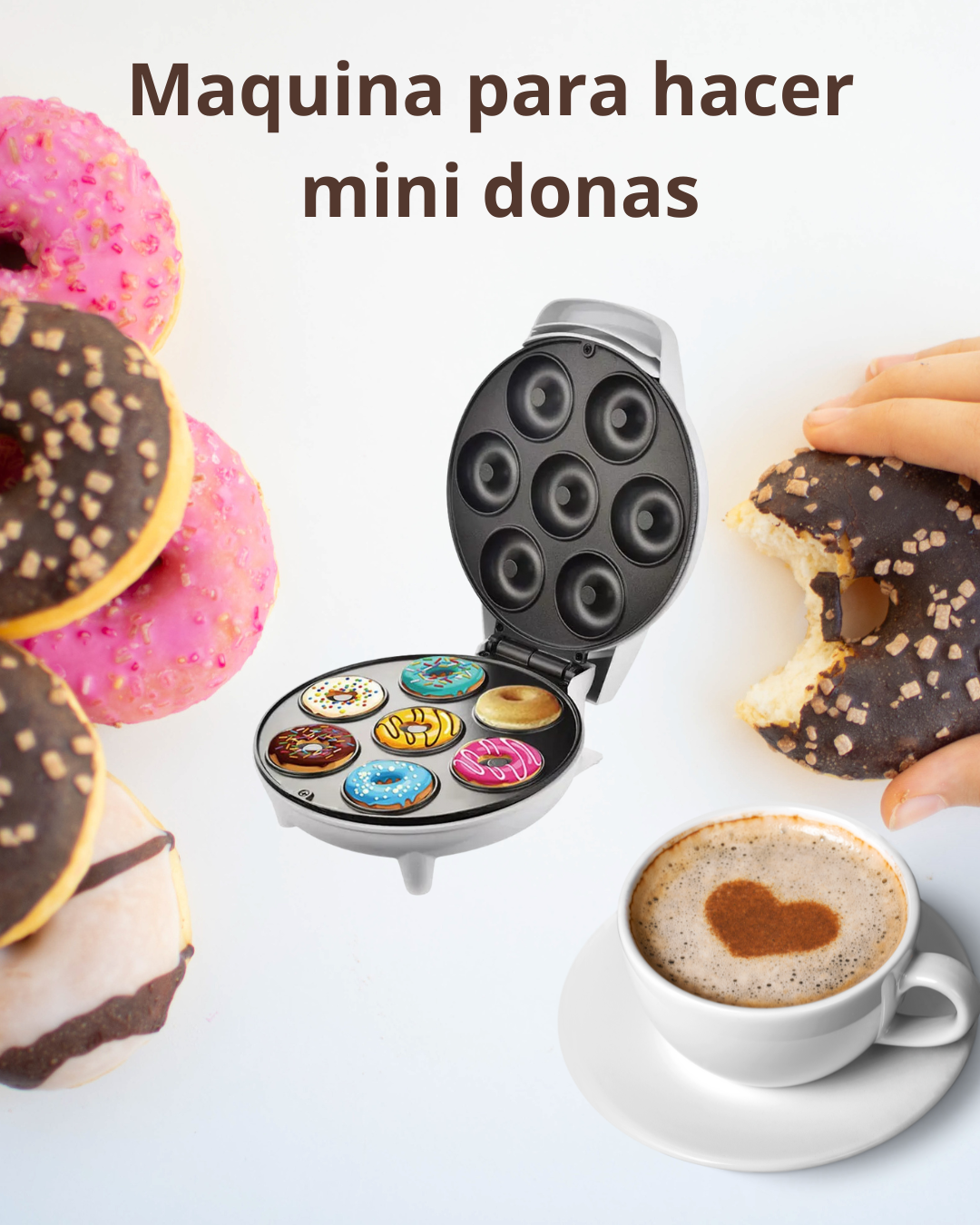 Máquina para Hacer Donas 1200W