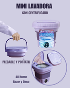 Mini Lavadora Con Centrifugado 11L
