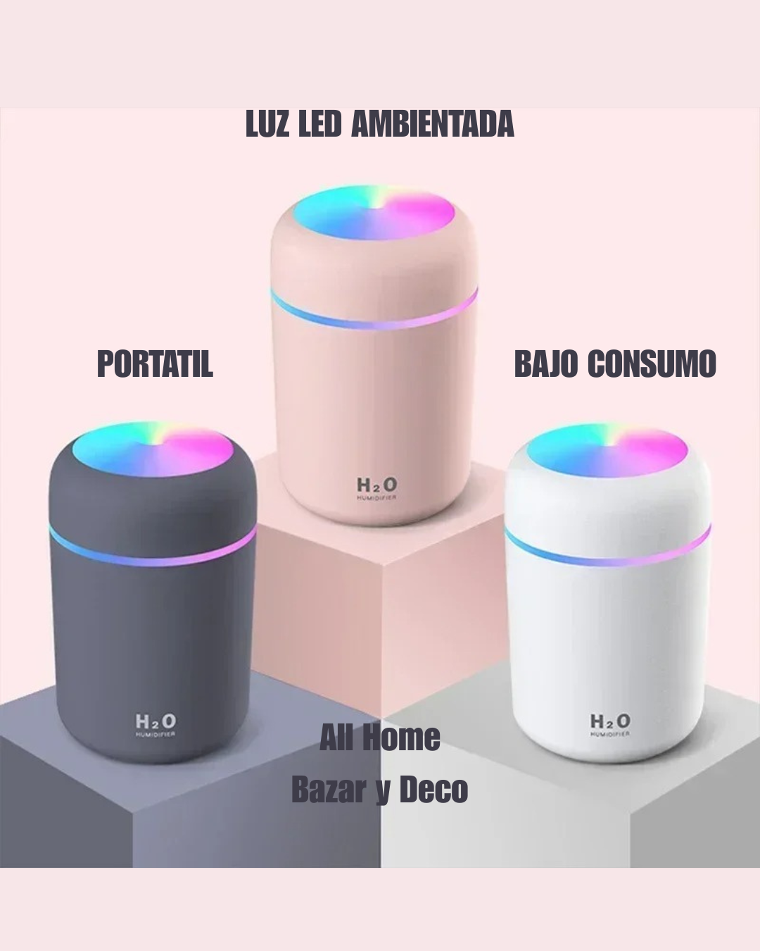 Humidificador y Purificador de Aire con Aromaterapia