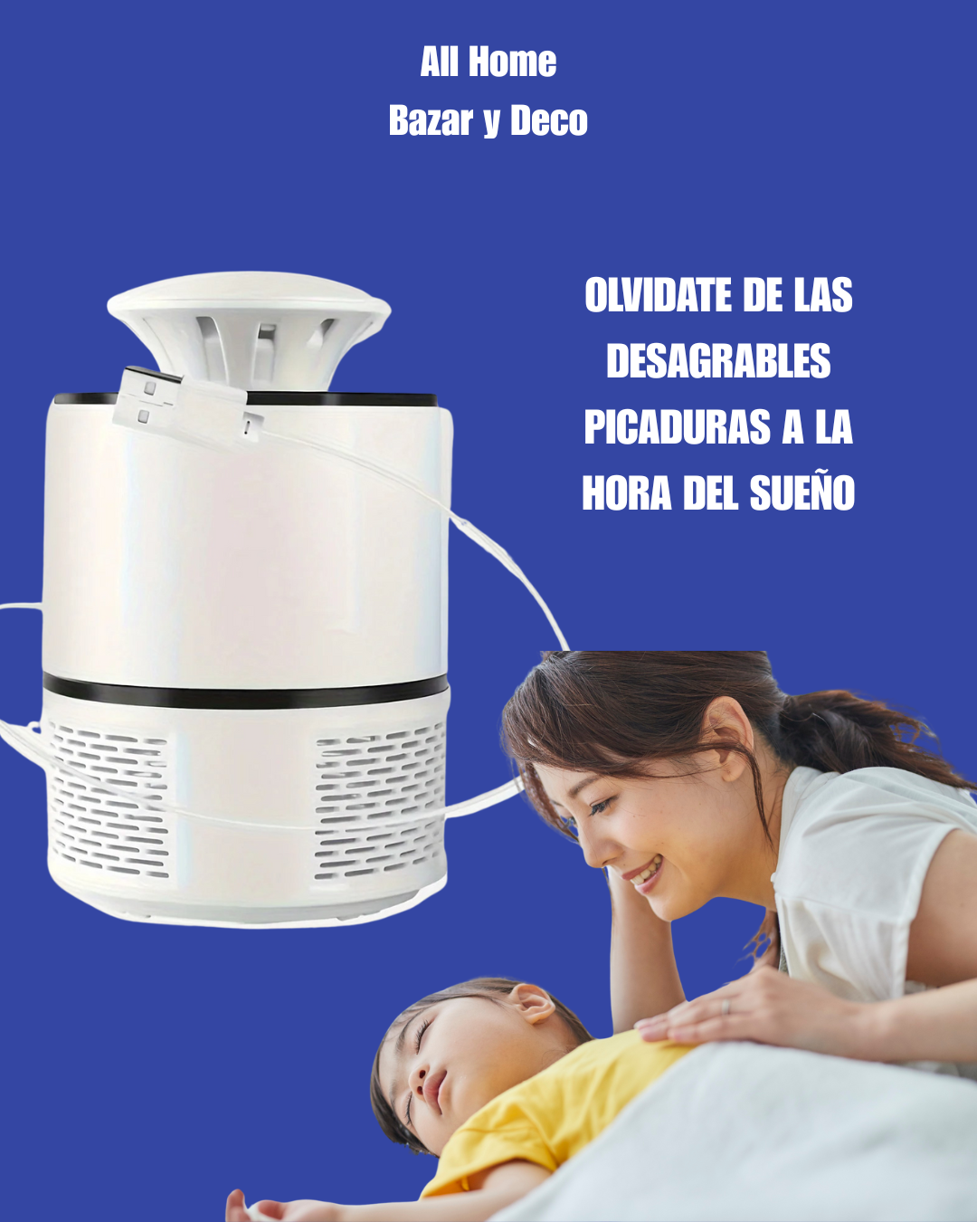 LAMPARA MATA INSECTOS USB