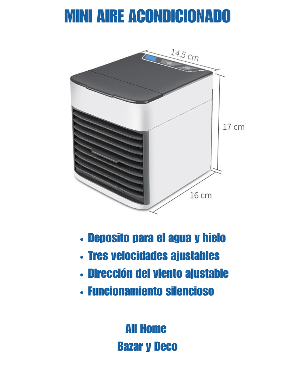 MINI AIRE ACONDICIONADO PORTATIL