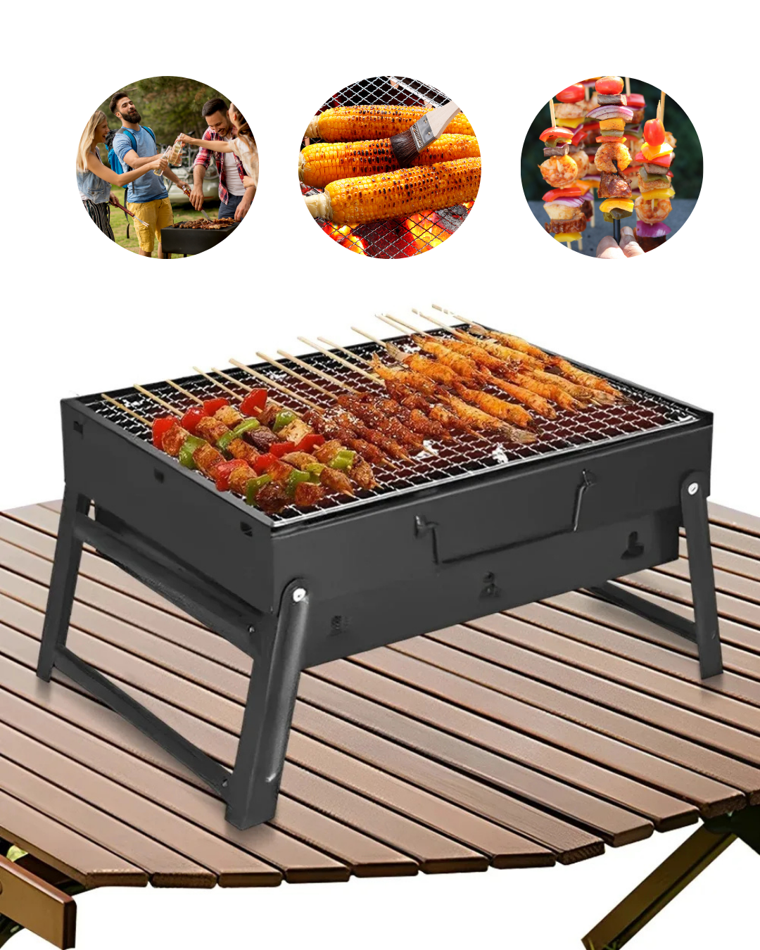 Parrilla Plegable Portátil