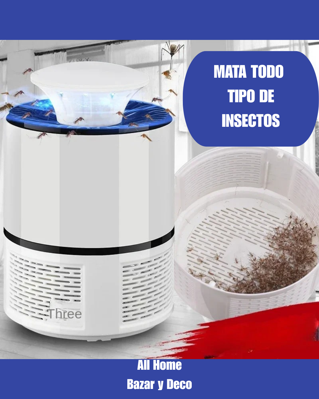 LAMPARA MATA INSECTOS USB